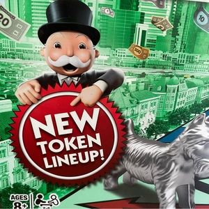 Monopoly Board Game New issued Tokens Dinosaur Cat Duck Penguin Hasbro S…
